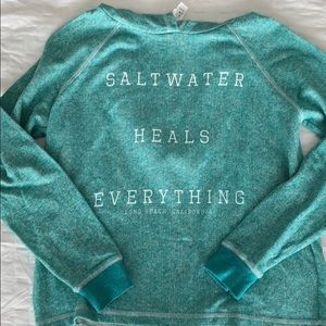 Saltwater cures everything size small long sleeve
